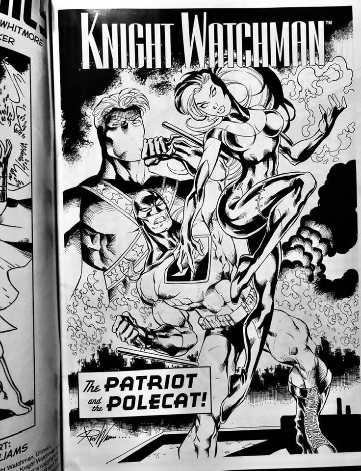 BigBangComics1's tweet photo. #KnightWatchman vs. Polecat by RON C. WILLIAMS. https://t.co/BCxlWDqwnI