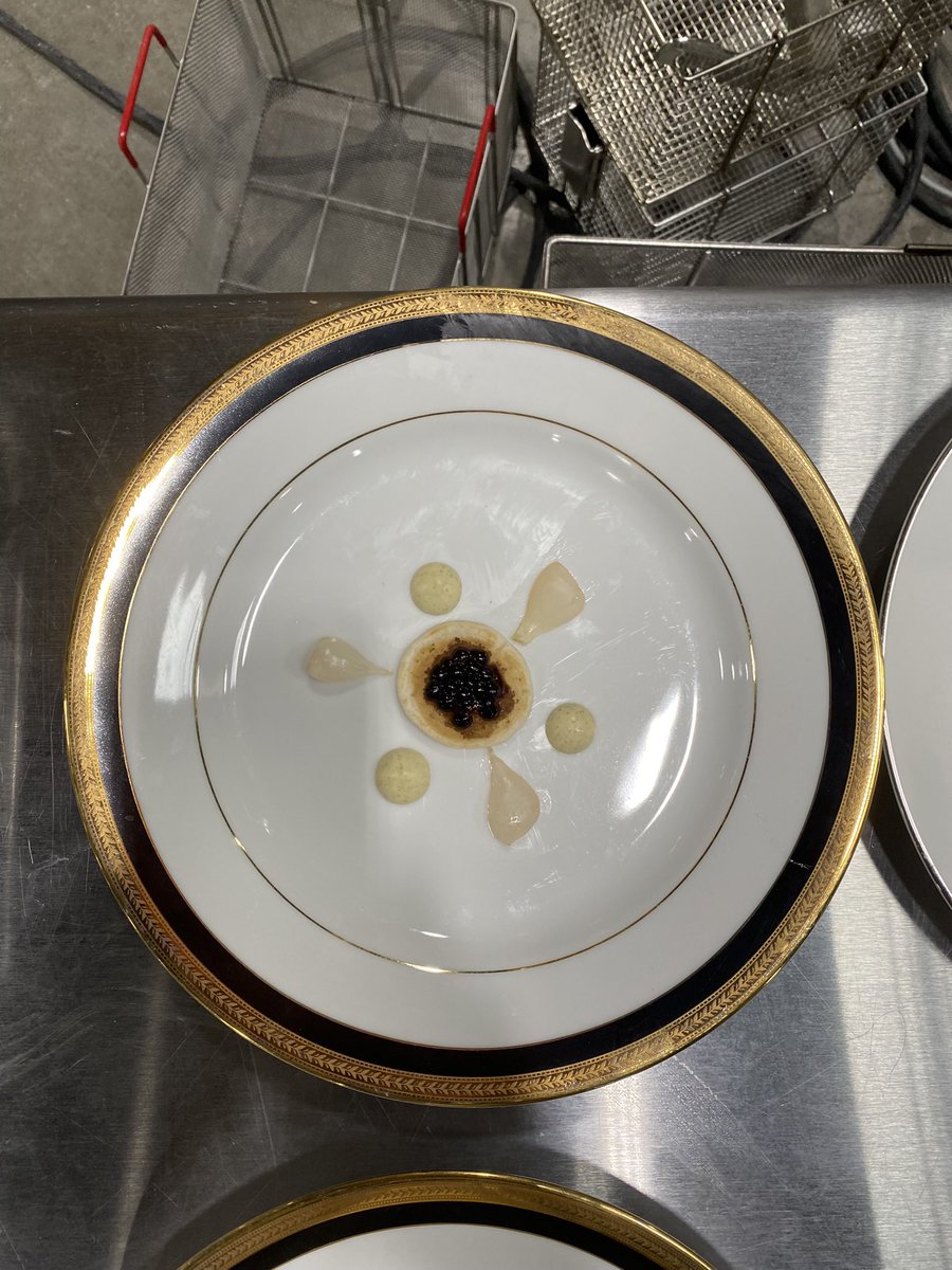 S2ballll's tweet photo. @LetsHempIt @GlobalHempAsso1 @open_Ai_ @GordonRamsay @VegTimes @PlantBasedNews @neprafoods Caviar made from the amino acids of the hemp seeds and flower, along with a reverse Shepherds Pie with hemp based meat on the outside. Prepared by a former sous chef from the French Laundry. https://t.co/7YxzkoScln