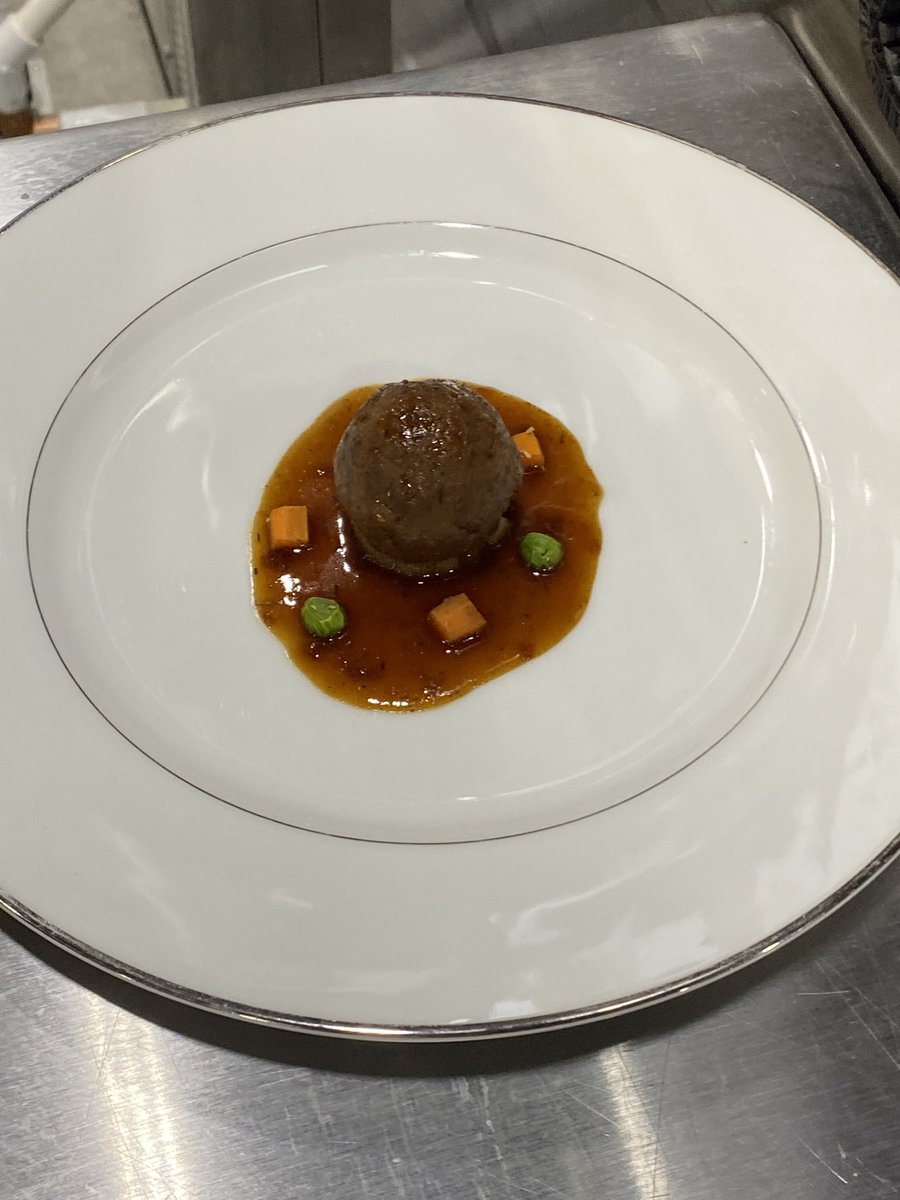 S2ballll's tweet photo. @LetsHempIt @GlobalHempAsso1 @open_Ai_ @GordonRamsay @VegTimes @PlantBasedNews @neprafoods Caviar made from the amino acids of the hemp seeds and flower, along with a reverse Shepherds Pie with hemp based meat on the outside. Prepared by a former sous chef from the French Laundry. https://t.co/7YxzkoScln