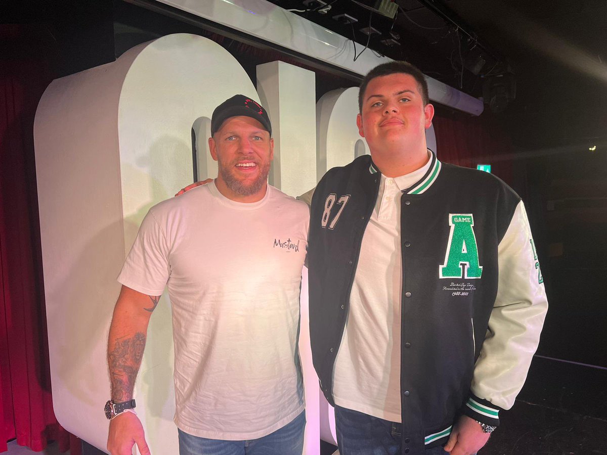 When your boy is bigger than James Haskell 🤣🏉