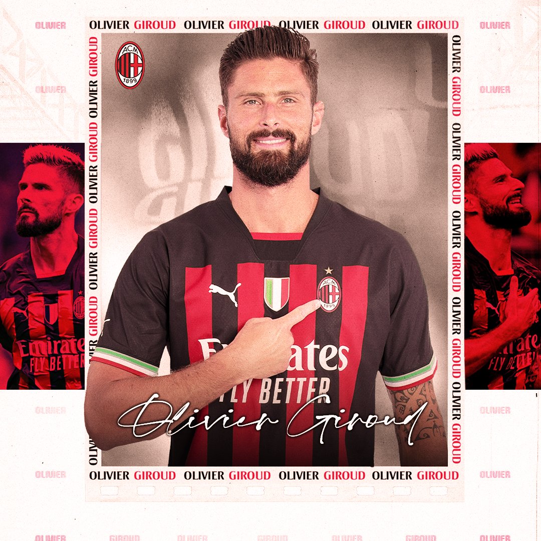 Olivier #Giroud ✍️ une saison de + avec <a href="/acmilan/">AC Milan</a> : 2024 ! What else ? 

⚽➡️ Il fêtera donc ses 37 ans lors de cette dernière année de contrat, et pourrait dépasser les 700 matchs pro en Europe... depuis le premier le 24 mars 2006 #Favoloso #Milano #ACMilan <a href="/_OlivierGiroud_/">Olivier Giroud</a>