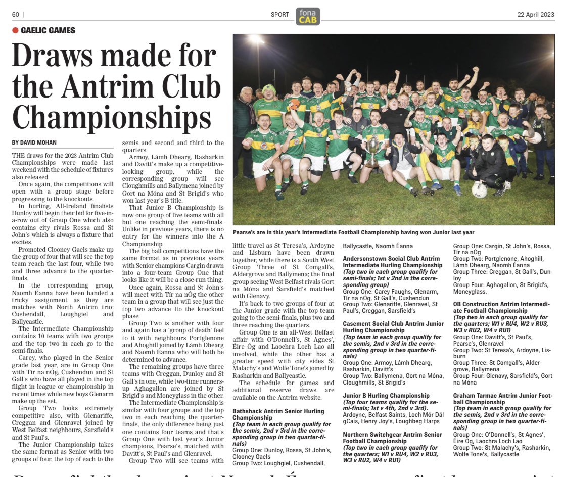 Na Piarsaigh CLG tweet media