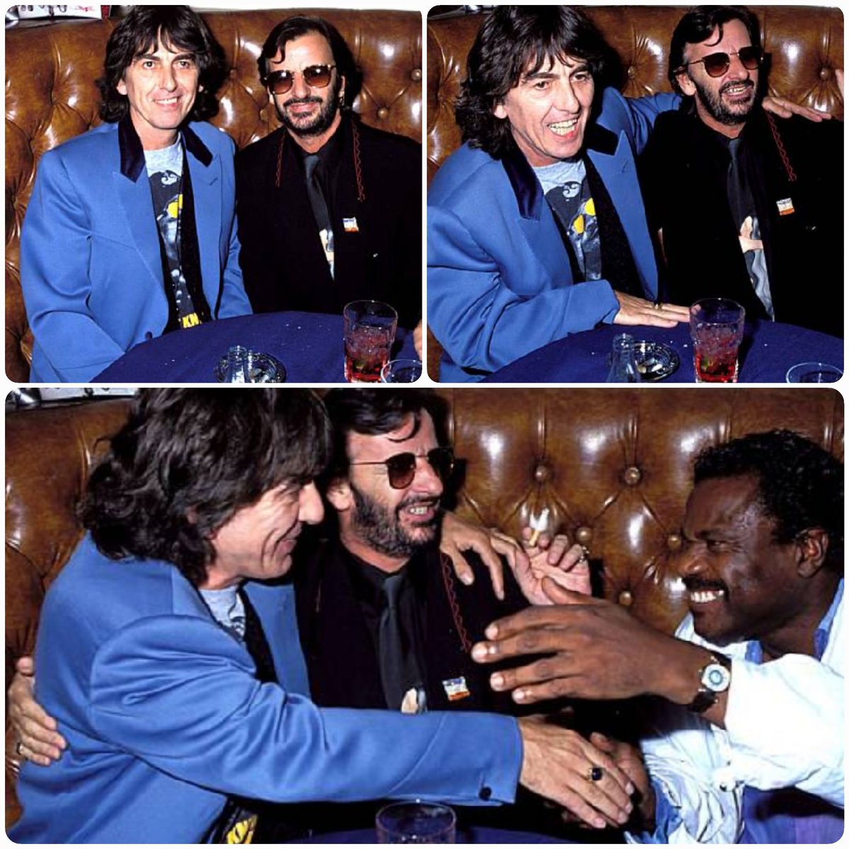 I would have given some of my life's years to have been present at that party 😉 Bonus group hug with Billy 🥰
#BillyPreston #GeorgeHarrison #RingoStarr