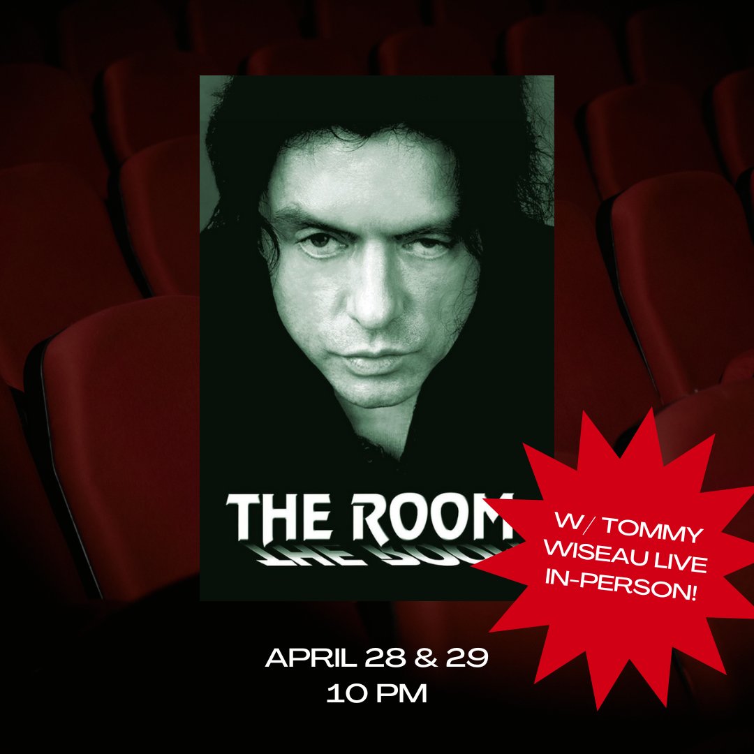 TW is back IN PERSON at Canal Place again this April 28th &amp; 29th! Join us to watch his new feature, BIG SHARK.🦈 Filmed right here in NOLA 

🗓 April 28 - 29
🎞 Big Shark - 7:30 PM &amp; 7:45 PM
🎞 The Room - 10 PM
📍 Canal Place ONLY 

Reserve your tickets at theprytania.com