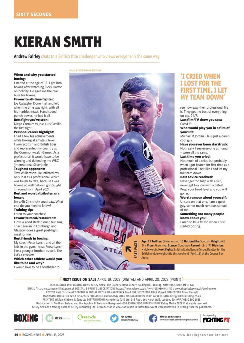 <a href="/kieransmith15/">KIERAN SMITH</a> All the best Kieran! Kind regards