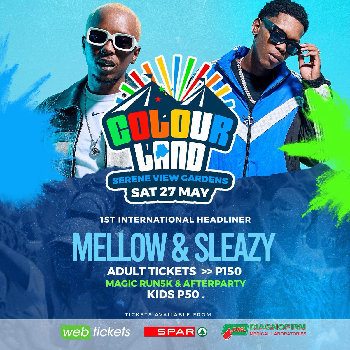 Don't miss out this lifetime experience.  Day Dreaming Festival ✨️.  ColourLand . Tickets 🎟 Webtickets &amp; Spar