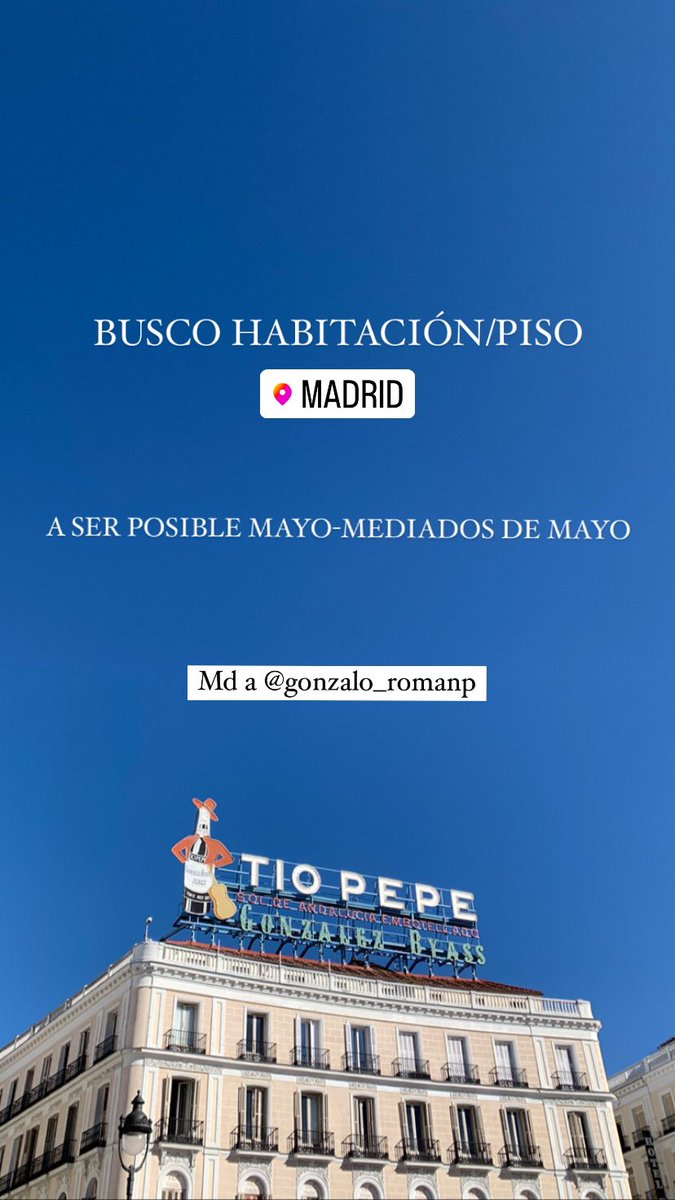 gonzalo_romanp's tweet photo. BUSCO HABITACIÓN/PISO PARA COMPARTIR EN MADRID

Info aquí o insta. Un RT me ayuda un poco. https://t.co/juo7MLXxfy