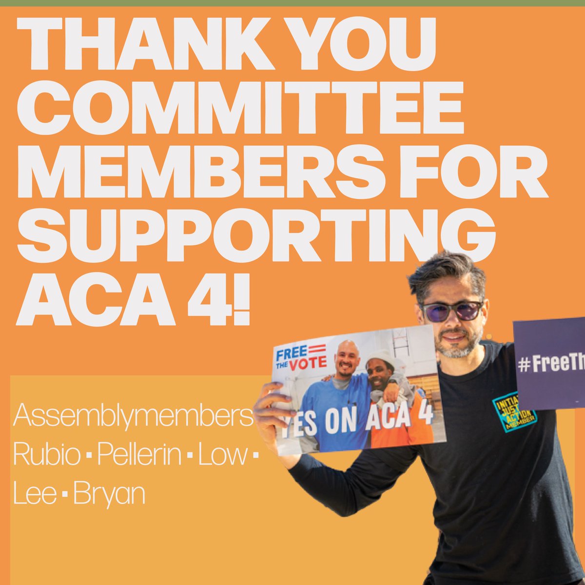 FreeTheVoteCA's tweet photo. Onto the next committee!
@ib2_real
#FreeTheVote #YesOnACA4 https://t.co/ELRT899gq4