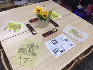 ljboyer4's tweet photo. Our latest artist inspired work. Vincent Van Gough���s Sunflowers. 🌻 https://t.co/ftBaHtIC9b