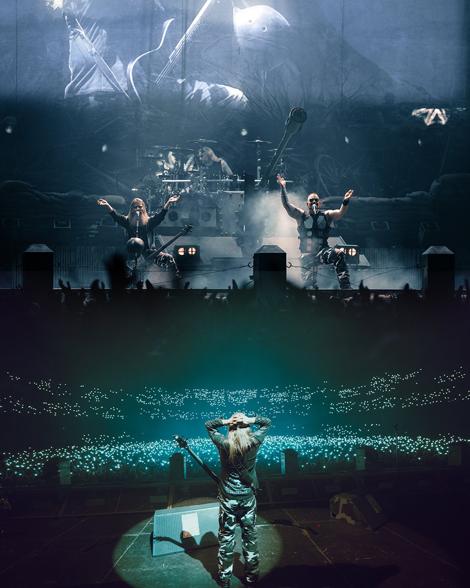 sabaton's tweet photo. SHOUT-OUT to our Scottish Pagans in the lovely city of Glasgow! Your reaction to "Blood Of Bannockburn" gave us goosebumps. What a perfect end to our UK adventure! 🤘 LEEDS, LONDON, CARDIFF &amp; GLASGOW, IT’S BEEN A PLEASURE. 🙏 Check out these photos... https://t.co/S1djAVKo4O