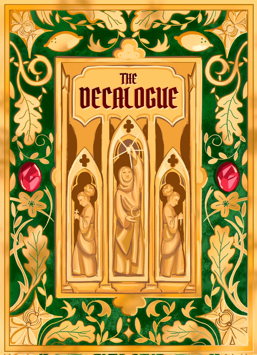 📖 OUT NOW UNTIL MAY 19 📖 
THE DECALOGUE is a fanzine about Belizabeth Brassica and Citrina Rocks from Dimension 20's A Crown of Candy. All proceeds go to the International Rescue Committee. 🍋 #acrownofcandy #dimension20

Thread below with more information ⤵