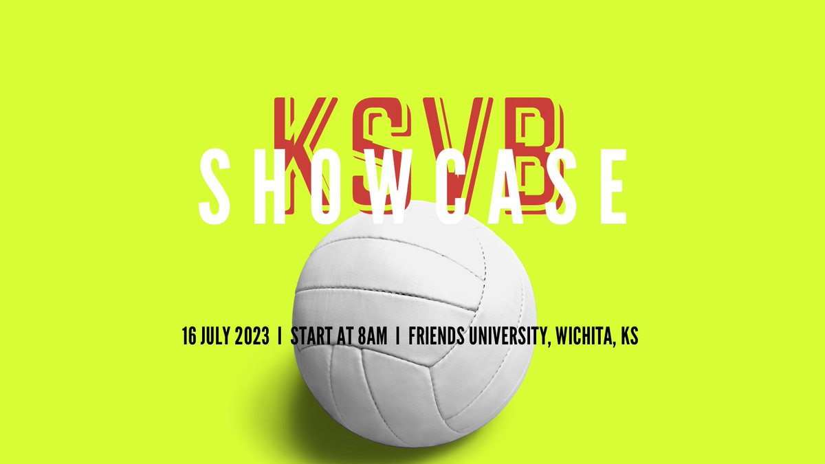 ksvbshowcase's tweet photo. 🏐 Don’t miss out on your chance to be a part of the 20th Annual KSVB Showcase! 

🏐 The KSVB Showcase provides girls the opportunity to be recruited and continue their volleyball careers. 

🏐 Available for 2024, 2025, and 2026 High School Grads. https://t.co/YaCIfz7eDp