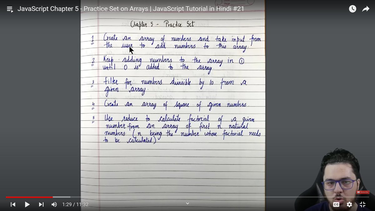 codegam's tweet image. Practice set 5.... CodeWithHarry

#javascript #30daysofjavascript

Day19: ✅