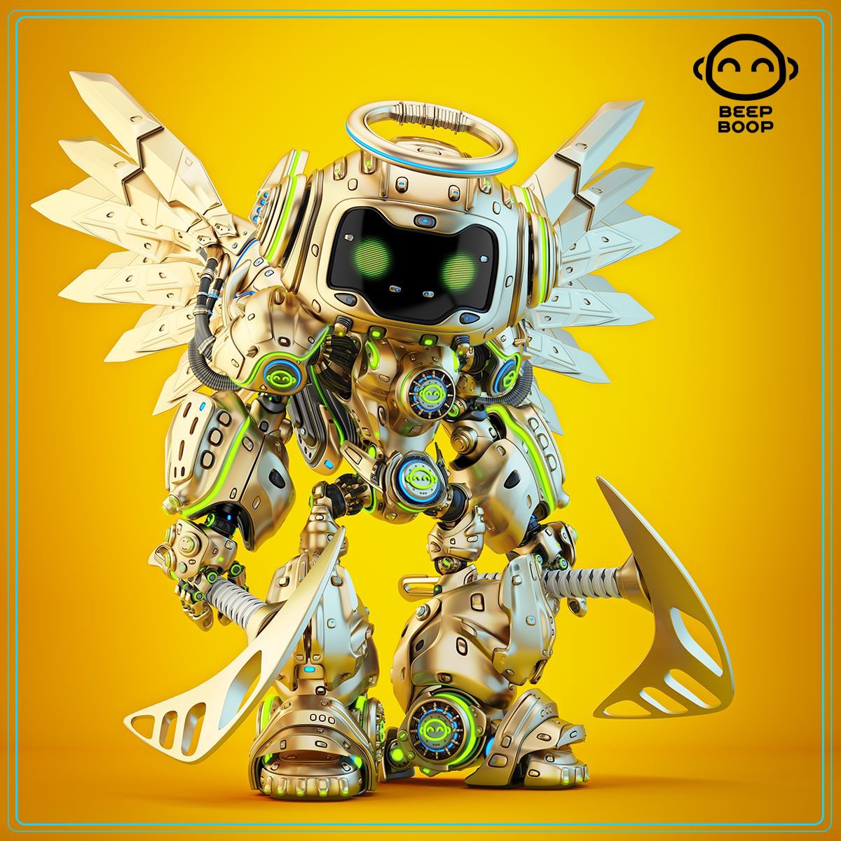 BeepBoopBotz's tweet photo. We are project of 10,000 robots that fight to the death each season for coins &amp; prizes. 

Learn how to play at https://t.co/557AWgddXk 

Tag a someone that’s not going to make it. https://t.co/VYWfnRDbKI
