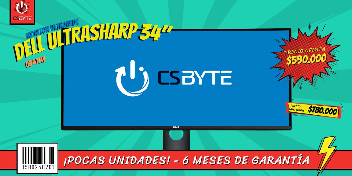 CCsbyte's tweet photo. ¡Llegó el monitor que necesitabas! Trabaja cómodo y usando solo 1 pantalla 👀
¡Llévate este monitor openbox Dell Ultrawide 34" a un gran precio oferta! 🤩 Encuéntralo en San Diego 1069 o en https://t.co/6eyIdejdBZ ✨️
.
.
@dell #csbyte #ofertas #monitor #ultrawide #pantalla https://t.co/QX86cxxlYd