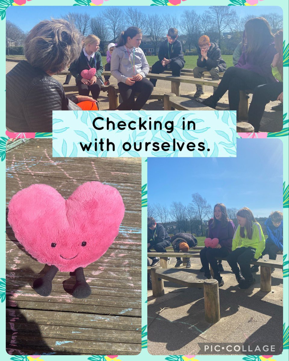 KirkhillWBW's tweet photo. The Wellbeing Warriors had their first session of term 4 with @Sarahgear4 today. They learned lots of new outdoor mindfulness strategies and had lots of fun trialing these. They can’t wait to start teaching them to class groups in school. @Kirkhill_School https://t.co/GLRYLrXbbd