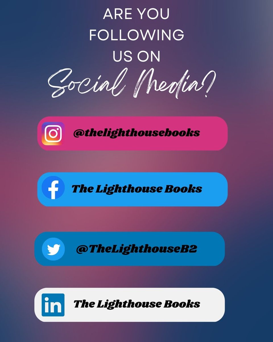 TheLighthouseB2's tweet photo. Are you following us on all social media platforms? If not, follow us so that you can stay up to date with news, events, and giveaways on all of your favorite social media sites! ✨📚

#followus #instagram #facebook #twitter #linkedin #socialmediaapps https://t.co/Rl8E39pO8K