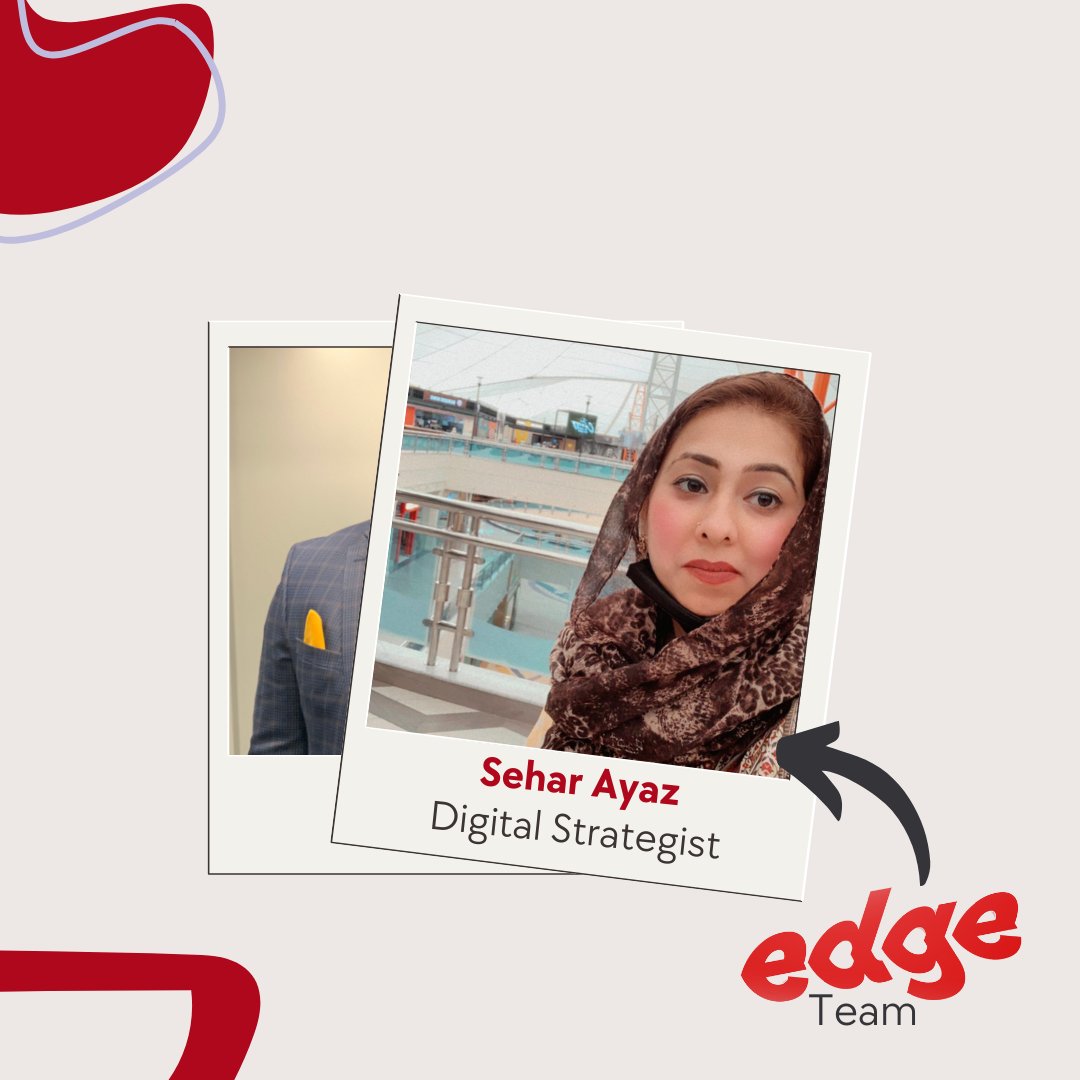 _DigitalEdg's tweet photo. Putting faces to the names behind our success - Meet the incredible team at #DigitalEdge
Meet our #DigitalStrategist  - Sehar

#MeettheTeam #DigitalEdge #AtEdge #teamwork https://t.co/mhJnSWmzl0
