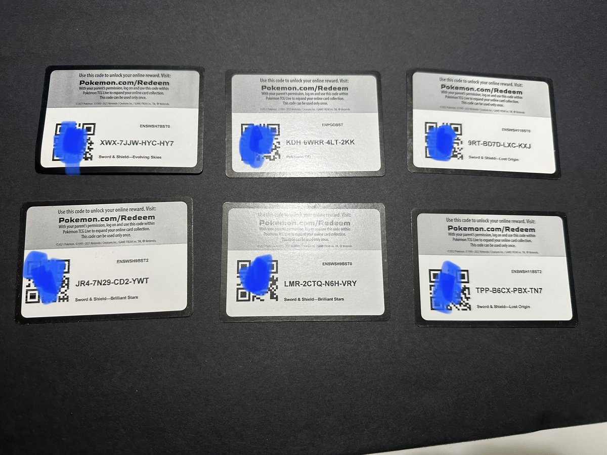 ShinyVancouver's tweet image. Some more codes! ✨✨ follow for more, will keep uploading daily. #pokemontcgonline #pokemoncodecards