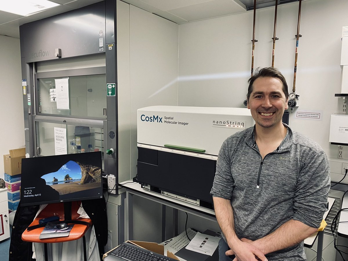 nigeljamieson's tweet image. The first installation of @nanostringtech #cosmx in the UK 🇬🇧 explains all the big smiles!
Looking forward to the incredible #singlecell #spatialtranscriptomic data that @LabSpatialNBJ team will produce
@UofGCancerSci @UofGMVLS @UofGlasgow
Thanks @The_MRC @CRUKresearch