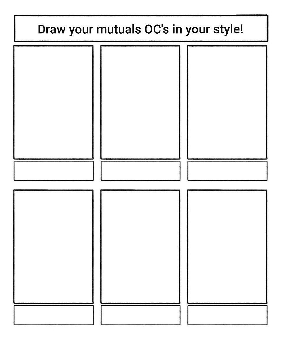 I really feel like i should try and break out of my comfort zone when it comes too drawing.
If you have an OC and are okay with me drawing them comment a refrence sheet! 👉👈

ps: i don't know how fast and or if i'll do them in order