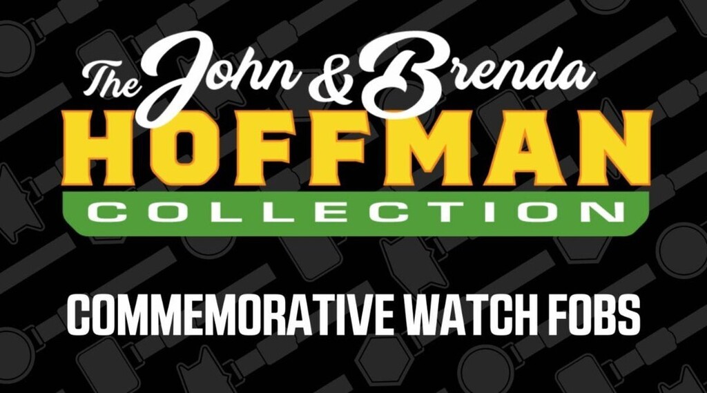 GarageStyleMag's tweet photo. @mecum_auctions #mecumontime The John &amp; Brenda Hoffman Vintage Watch Fob Collection: Closing April 20. Historically significant, this #watch fob #collection, originally passed down to the Hoffmans by Brenda’s father, features a wide selection of #vintagewatchfobs, with many … https://t.co/38R9qlXyGi