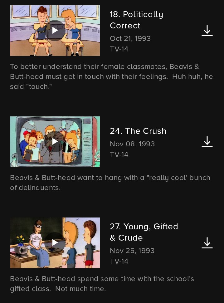 OOCBeavis's tweet photo. Ahead of the new season launch tomorrow, check out a new batch of classics with videos on Paramount+! https://t.co/InwTBYtdh0