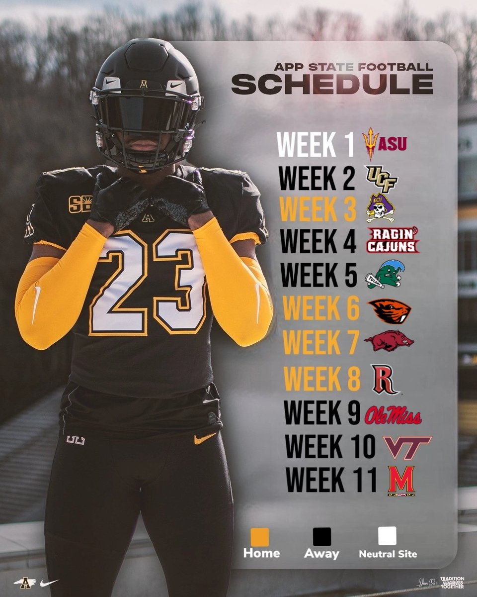 ECFL_AppState's tweet photo. Official season 6 schedule
#GoApp #ECFLSIM https://t.co/e2XjTFnc63