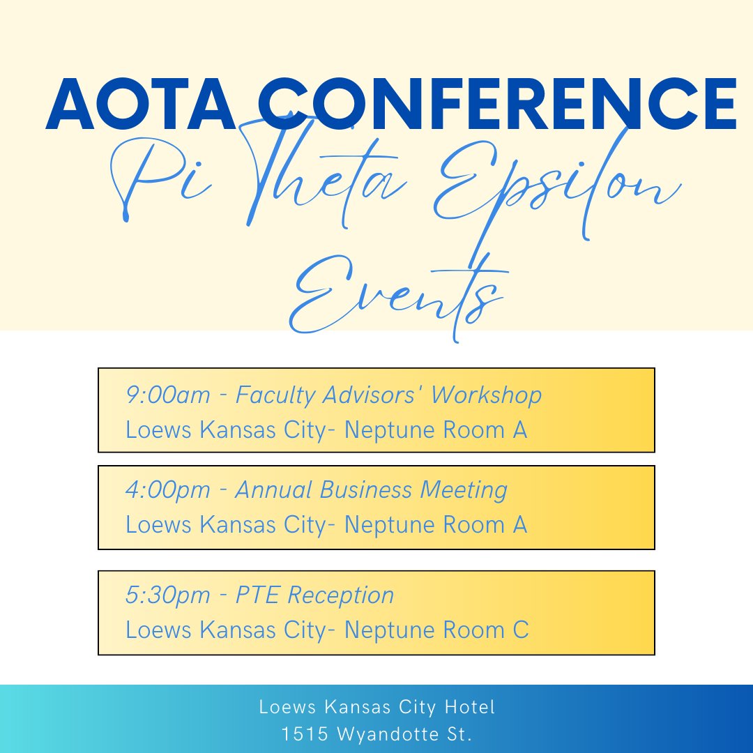 PiThetaEpsilon's tweet photo. TOMORROW is the day! Here's info on where and when our PTE meetings are. See you all soon 🤩 https://t.co/79NIDP22aJ