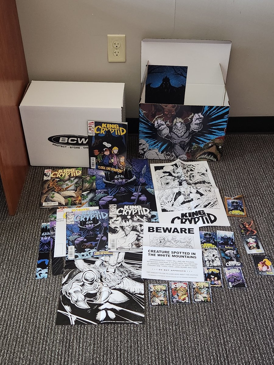 King Cryptid in the house!
Awesome job as usual <a href="/petersimeti/">peter simeti</a> 
@ALTERNACOMICS <a href="/Kristian_Rossi/">Kristian Rossi</a> <a href="/Keircc1/">Keir Covington Comics</a> <a href="/Crazy_Toons/">Aleksandar Jovic</a> <a href="/nic_hunter_/">Nicholas Hunter</a>