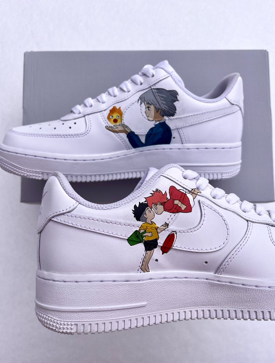 rxshcustoms's tweet photo. Custom anime AF1s: Ghibli Movies (Spirited Away, My Friend Totoro, Howl’s Moving Castle, Ponyo) 

#GhibliMovies https://t.co/UDvppAKIYC