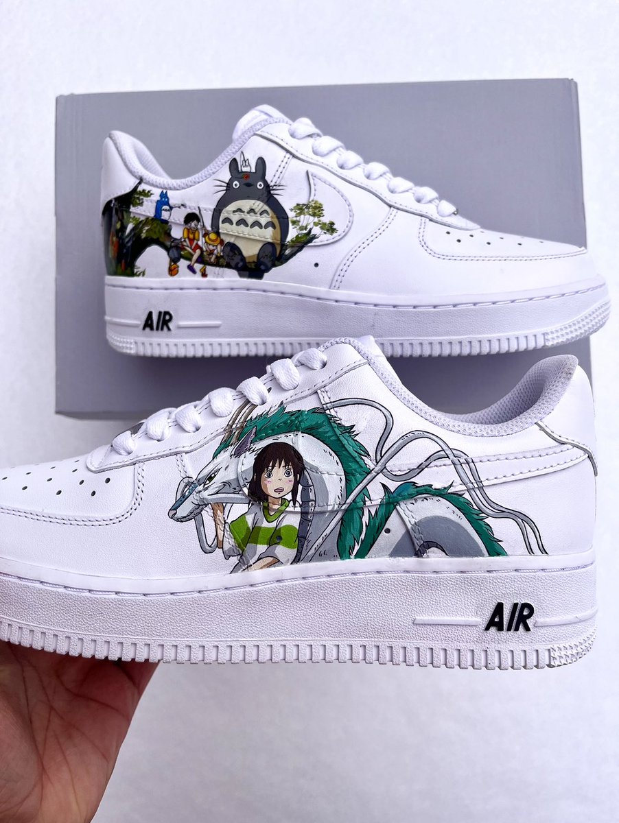 rxshcustoms's tweet photo. Custom anime AF1s: Ghibli Movies (Spirited Away, My Friend Totoro, Howl’s Moving Castle, Ponyo) 

#GhibliMovies https://t.co/UDvppAKIYC