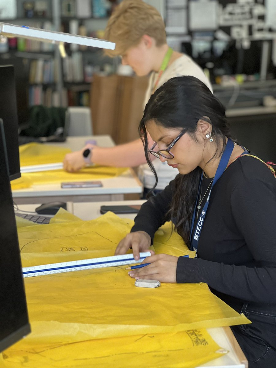 lisd_arch's tweet photo. Scenes from the Studio: Students are hard at work this week sketching elevations and building mass models for their #peruvianrainforest projects. @lisdcte @TECCeast https://t.co/VASQNeOvZy