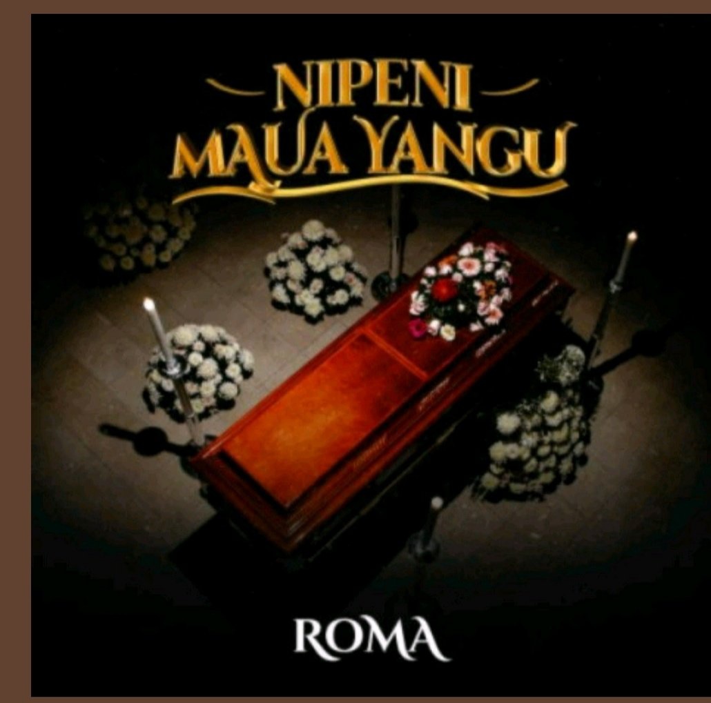 Kuna kipande cha hii ngoma anasem "Papai mnatungua kwa gobole"🤣🤣🤣 sijui kamaanisha nini hapa <a href="/Roma_Mkatoliki/">#NIPENI_MAUA_YANGU💐</a>