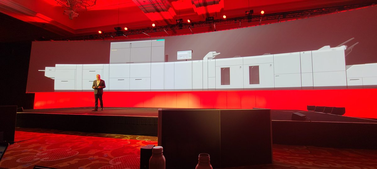 Sharp announces they are entering the digital color press market @ National Dealer Meeting  with new color &amp; B/W models.