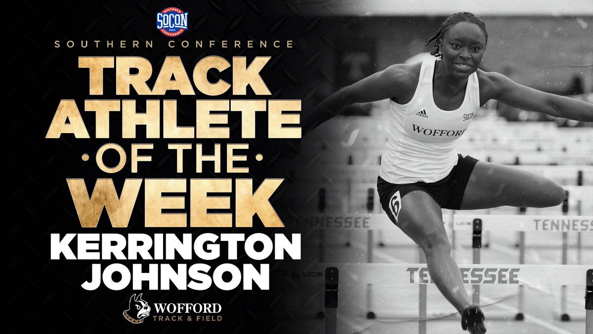🚨TRACK ATHLETE OF THE WEEK🚨 Senior Kerrington Johnson ran a 13.58 in the 100mH and a 1:01.68 in the 400mH to win both events at the Catamount Classic! Well done Kerrington!