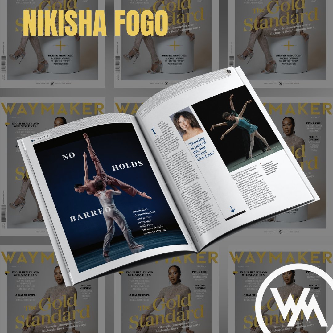 sfballet's tweet photo. “If I really focus and put my mind to it, I can create something beautiful.” Nikisha Fogo discusses her love for ballet in the Summer '23 WayMaker Journal: https://t.co/3CDuv431AF. #WayMaker #WayMakerJournal https://t.co/cRdgDJXjdJ