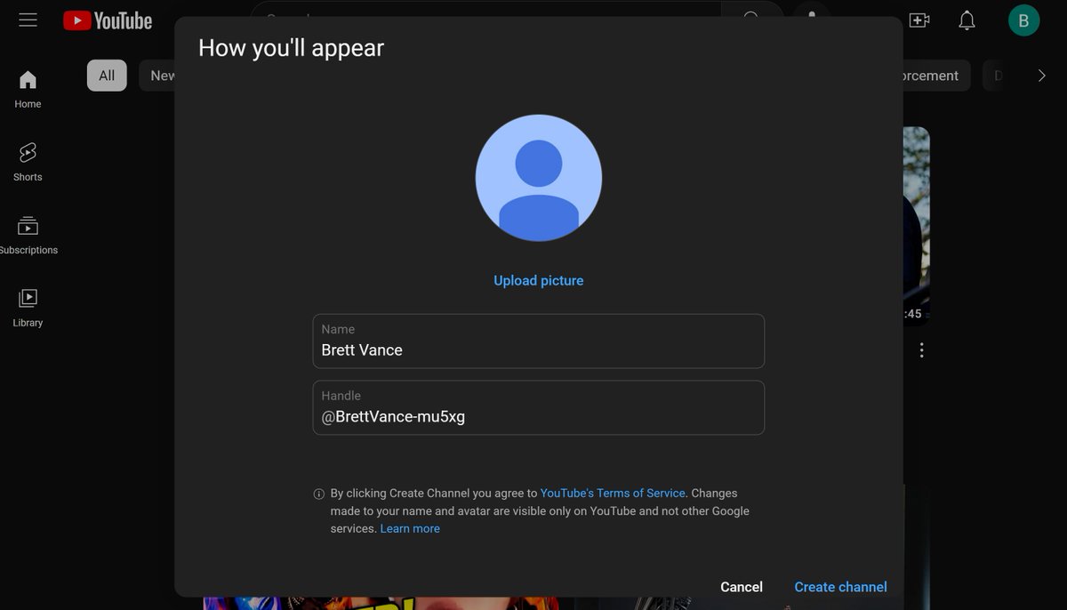 JetJockeysTV's tweet photo. @TeamYouTube Hey All - did the recovery process and the message said the account was recovered.  That was not the problem, though.  I could still sign in, and my channel was still there, but I just couldn't access it.  YouTube thinks I need to create a channel.  See attached.  Getting there! https://t.co/HpZiABjmZz