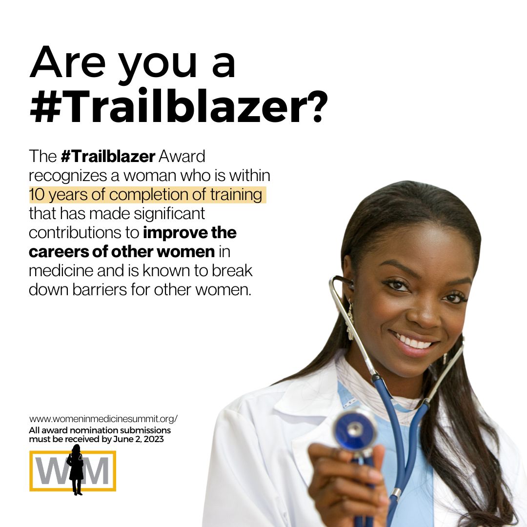 WimedicineOrg's tweet photo. Nominations for #WIMStrongerTogether #IStandWithHer awards are open until June 2! We all know some incredible leaders, trailblazers, and resilient #WomenInMedicine and #HeForShe #TheyForShe Allies. Nominate someone today! Winners announced at #WIMSummit
https://t.co/FteLwhIVsX https://t.co/ItXKY7OgLi