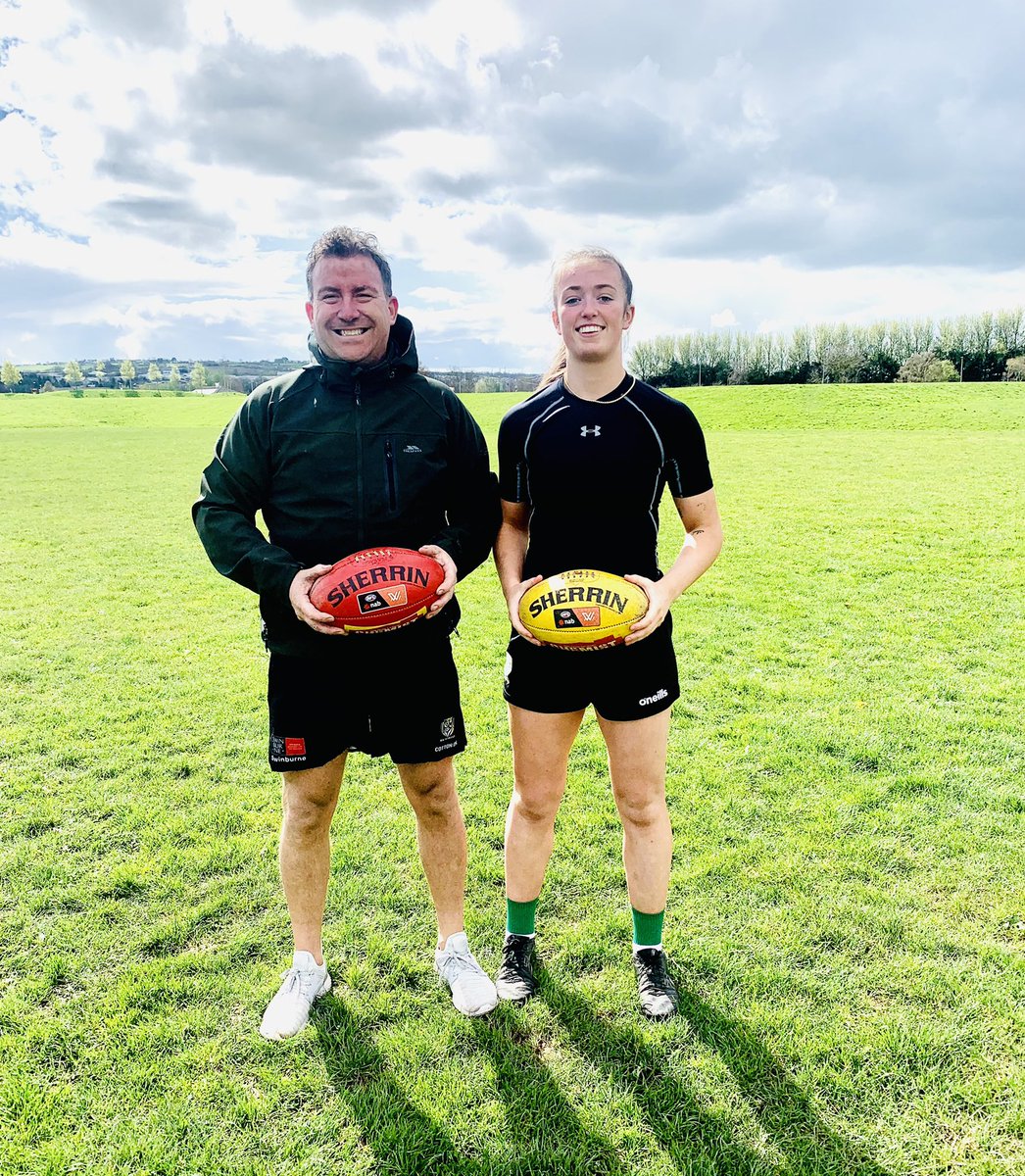 aflw_ireland's tweet photo. ⭐️AFLW PRO SKILLS SESSIONS ⭐️

An absolute pleasure to be working with this LEGEND! 

Best of Luck to @parismccarthyy who heads for @SydneySwansAFLW TOMORROW 🇦🇺

Cant wait to see Paris in action for @aflwomens 2023 💚

Safe Travels &amp; Best Wishes on your AFLW adventure ✈️ https://t.co/L5ZPz4C3hk