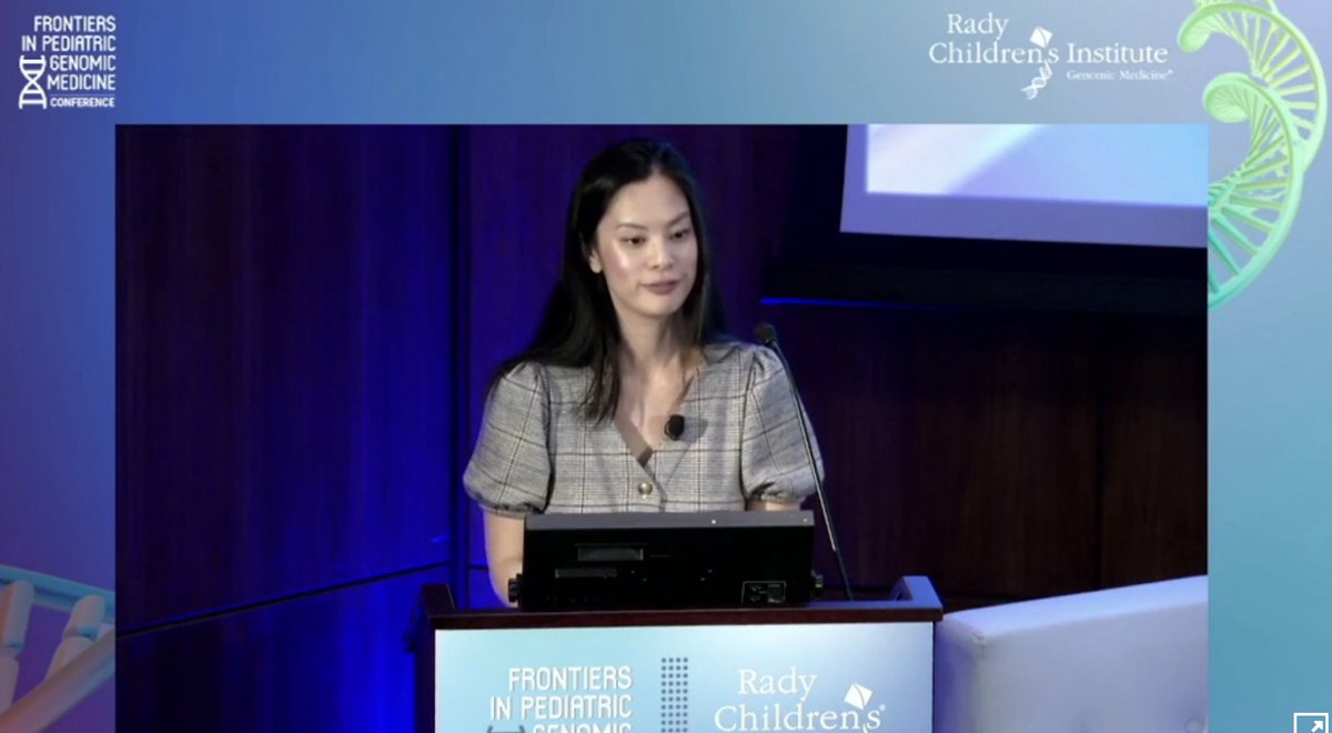 RadyGenomics's tweet photo. Great insights from Liana Protopsaltis on recent infant mortality research. Data suggests that infant mortality could be reduced by use of rapid #WholeGenomeSequencing in infants at time of ICE admission with clinical features suggestive of genetic disorders. #GenomicFrontiers23 https://t.co/1afbtyK4AQ