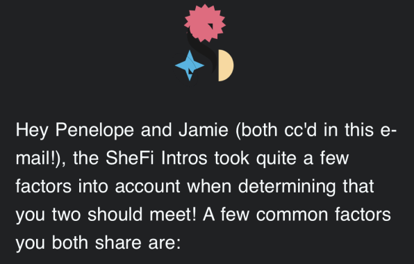 Jamie Chicago (@jamiechicago312) on Twitter photo <a href="/intros_ai/">Intros AI (Acquired by Bevy)</a> & <a href="/She__Fi/">SheFi - previous handle of SheFi</a> must have know we were already friends <a href="/soinclined95/">penelope cline</a>
So thankful and happy for our friendship ☕️🍵 😌 <a href="/intros_ai/">Intros AI (Acquired by Bevy)</a> & <a href="/She__Fi/">SheFi - previous handle of SheFi</a> must have know we were already friends <a href="/soinclined95/">penelope cline</a>
So thankful and happy for our friendship ☕️🍵 😌