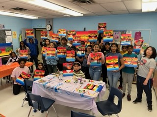 MsChan905's tweet photo. A huge TY to @Tray_Arts for guiding us through such a fun and engaging painting experience! #RJLeeProud #CCEL @gcoccof569 @rjlee_ps @LLSarbadhikari @FSlimati @PeelSchools @PeelArts1 @zammitmary @PDSBDirector https://t.co/miQaU3lnlk