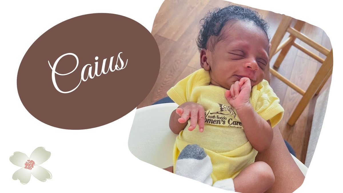 NFLWC's tweet photo. Meet Caius Dean Anderson. Caius was born to mom Carla Robertson and dad Tayshon Anderson on February 17 at 2:03 a.m. Dr. David Dixon was Carla’s OB and Dr. Amy Haddock delivered. Please join us in celebrating baby Caius!
#nflwcdelivers #northfloridababy https://t.co/57eHCHJslt
