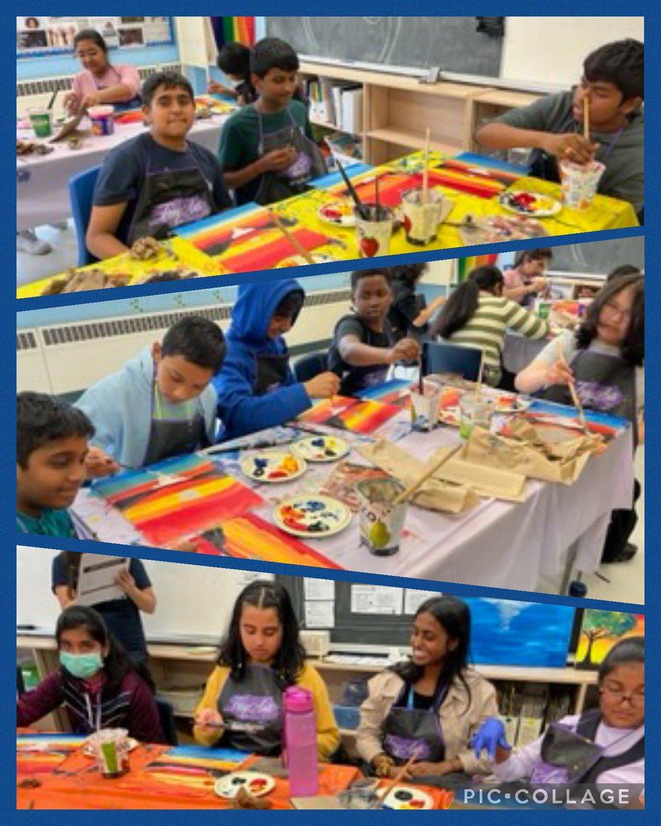 MsChan905's tweet photo. A huge TY to @Tray_Arts for guiding us through such a fun and engaging painting experience! #RJLeeProud #CCEL @gcoccof569 @rjlee_ps @LLSarbadhikari @FSlimati @PeelSchools @PeelArts1 @zammitmary @PDSBDirector https://t.co/miQaU3lnlk