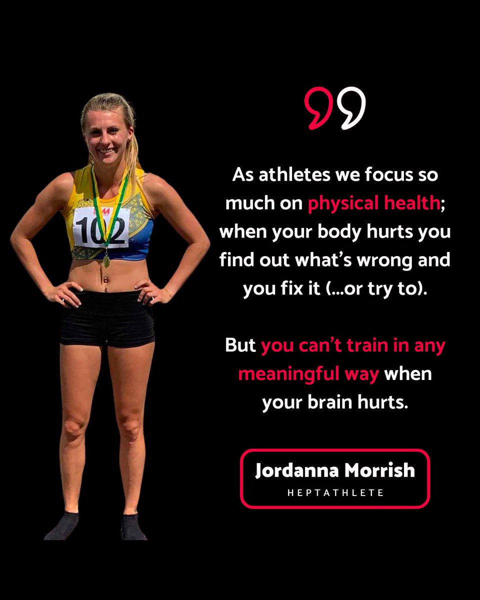 theathleteplace's tweet photo. “One thing I hope to achieve by sharing my experience is an awareness for mental health issues outside of depression and anxiety.”

✏️ Jordanna Morish on her experiences of Borderline Personality Disorder, mental health as an athlete and her advice to others that may struggle 👇 https://t.co/Y6iHm8AaAi