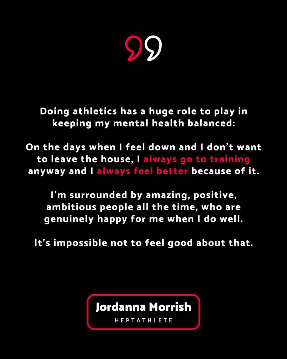 theathleteplace's tweet photo. “One thing I hope to achieve by sharing my experience is an awareness for mental health issues outside of depression and anxiety.”

✏️ Jordanna Morish on her experiences of Borderline Personality Disorder, mental health as an athlete and her advice to others that may struggle 👇 https://t.co/Y6iHm8AaAi