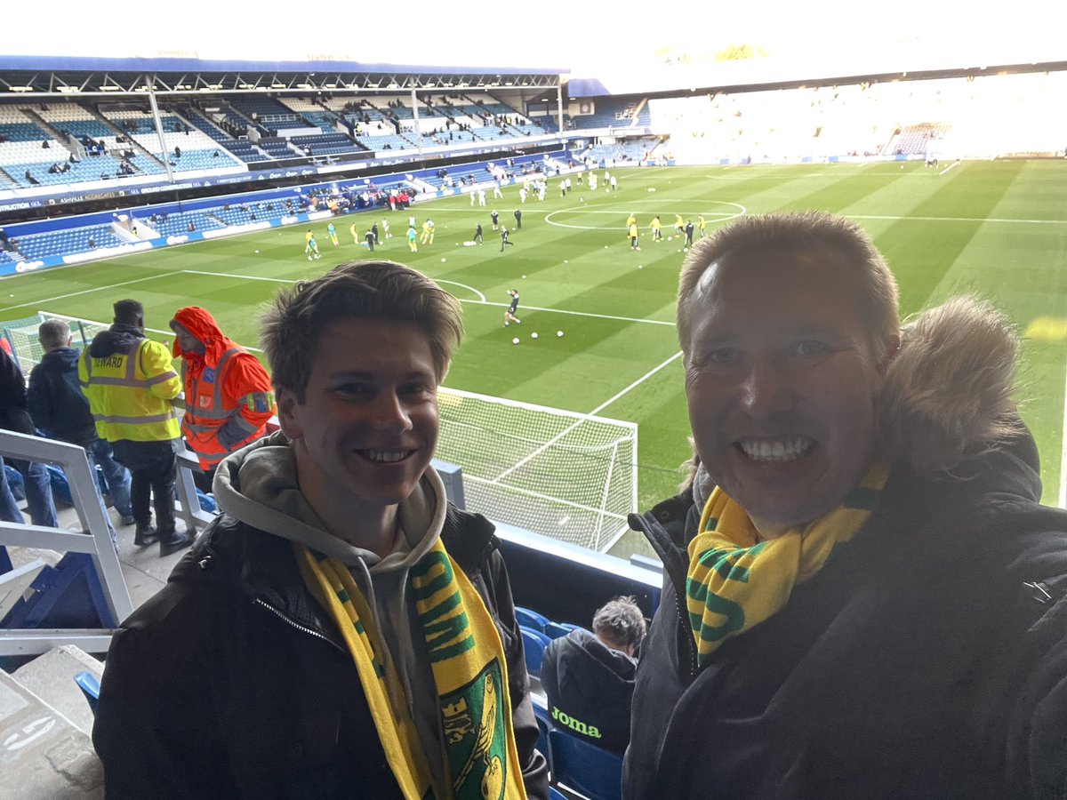 AndrewHammond96's tweet photo. After making the long journey from south-west London to west #London this evening, the Hammond boys are now at #LoftusRoad to cheer on @NorwichCityFC against @QPR ! We're going to make some noise.

#ncfc #qpr #Championship https://t.co/NuRqdlU4zy