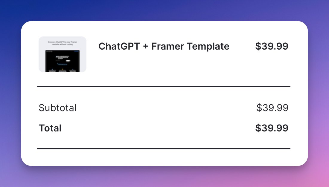 The first official sale of my <a href="/framer/">Framer</a> template! 🕺🕺 #buildinpublic