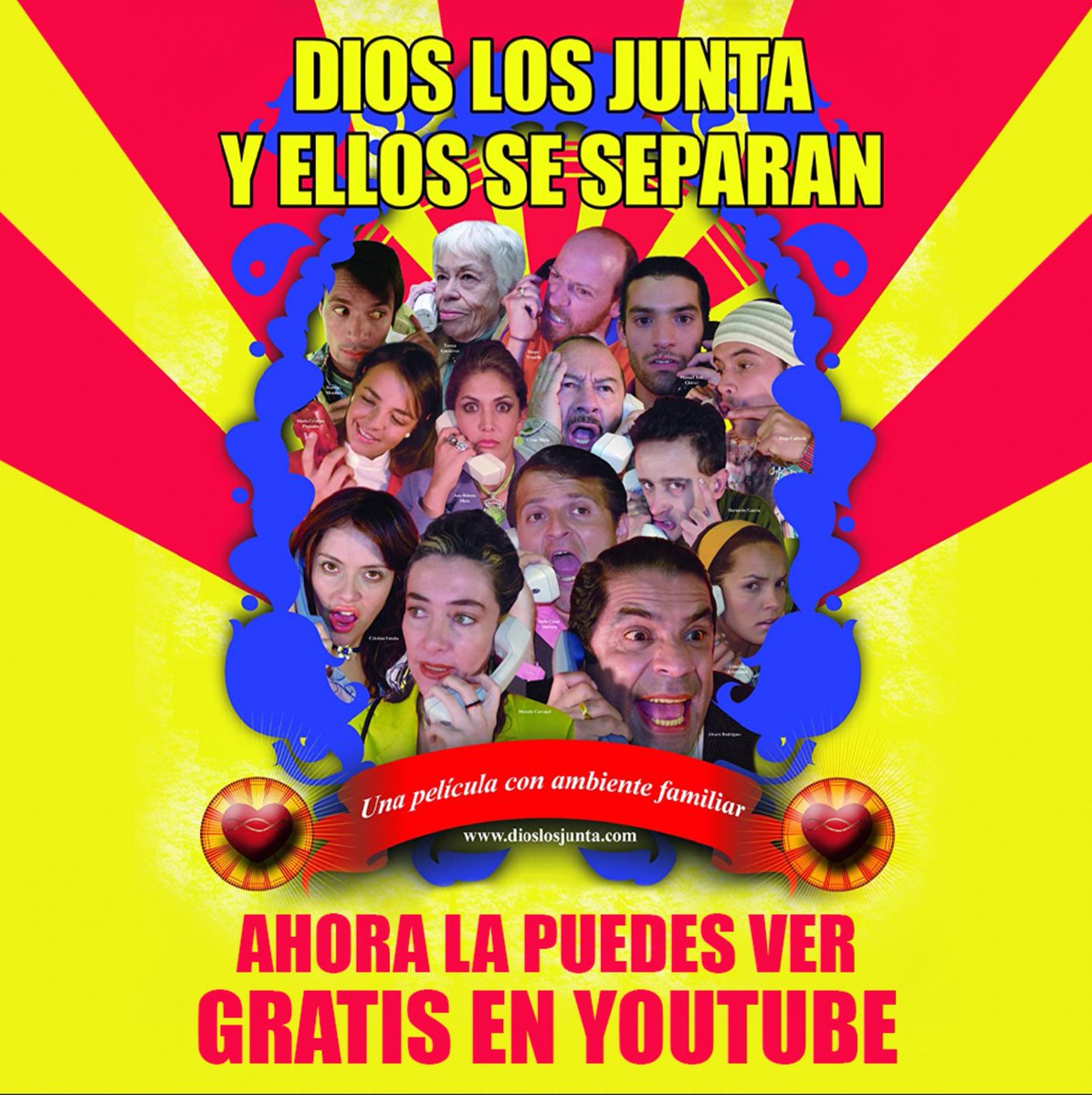 trompeteroprodu's tweet photo. Ahora en el Canal Oficial de TROMPETERO PRODUCCIONES podrás ver totalmente GRATIS la película DIOS LOS JUNTA Y ELLOS SE SEPARAN del director Harold @trompetero

Solo debes dar clic en este enlace para verla ¡GRATIS!: https://t.co/yF2ytkloa2 https://t.co/mEYCFPw5Nj
